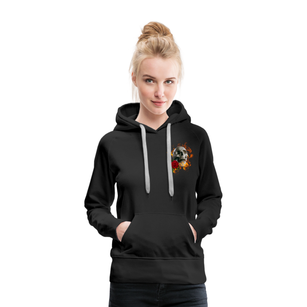 Frauen Premium Hoodie - Schwarz