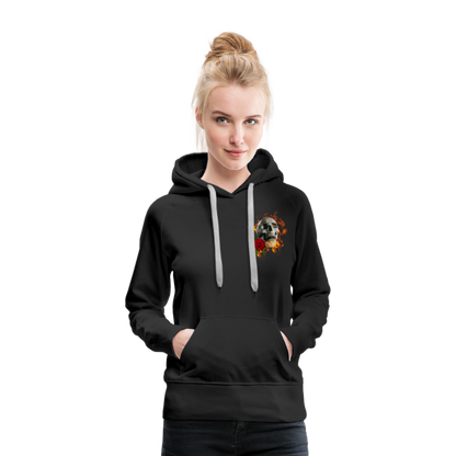 Frauen Premium Hoodie - Schwarz