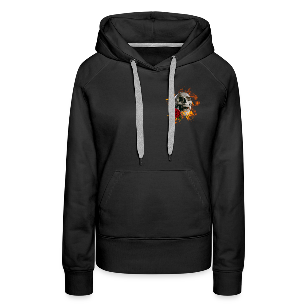 Frauen Premium Hoodie - Schwarz