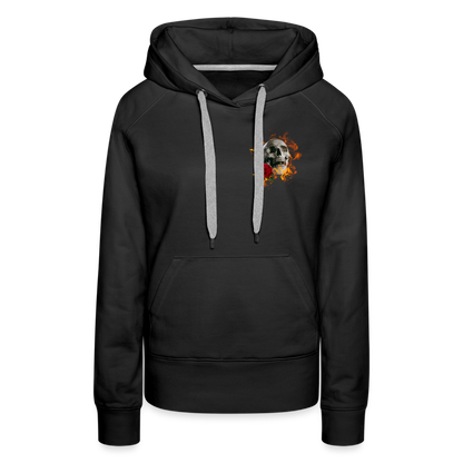 Frauen Premium Hoodie - Schwarz