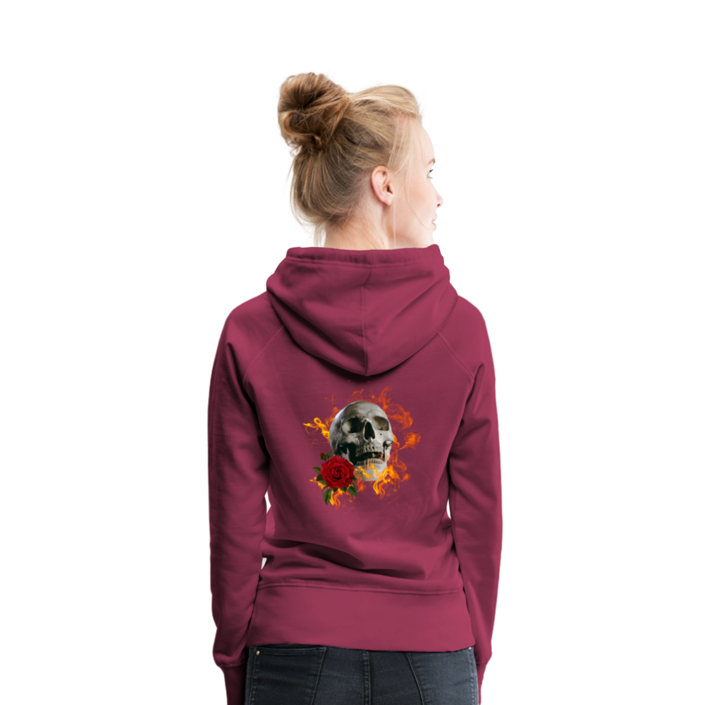 Frauen Premium Hoodie - Bordeaux