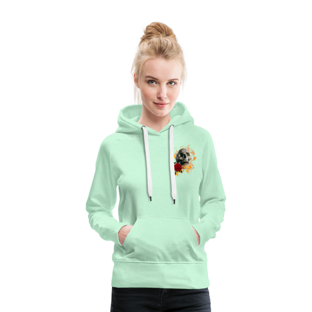 Frauen Premium Hoodie - helles Mintgrün