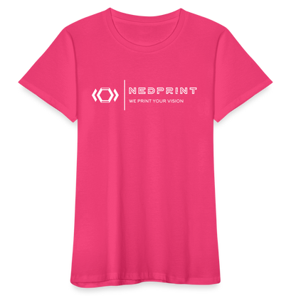 Frauen Bio-T-Shirt - Neon Pink