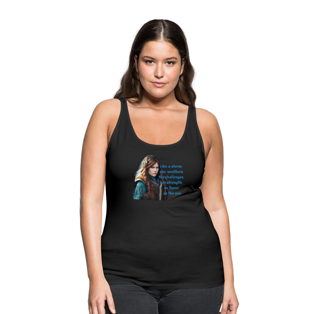 Frauen Premium Tank Top - Schwarz