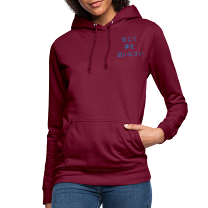 Frauen Hoodie - Bordeaux