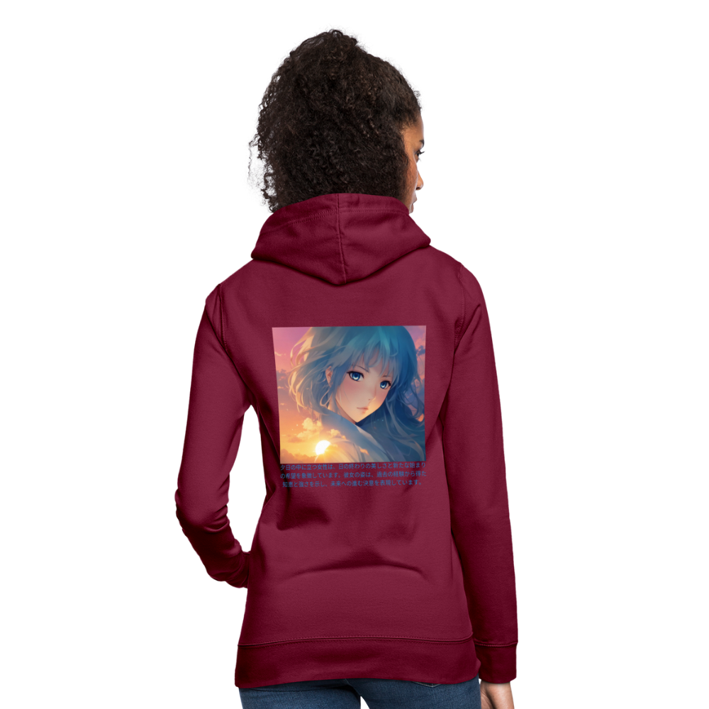 Frauen Hoodie - Bordeaux