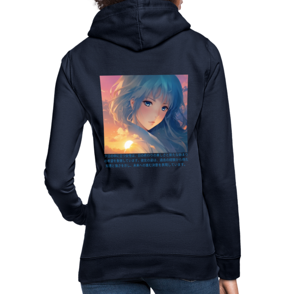 Frauen Hoodie - Navy