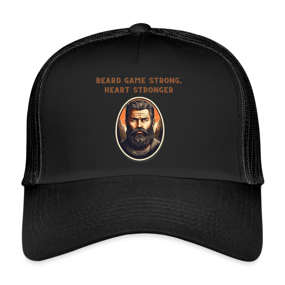 Trucker Cap - Schwarz/Schwarz