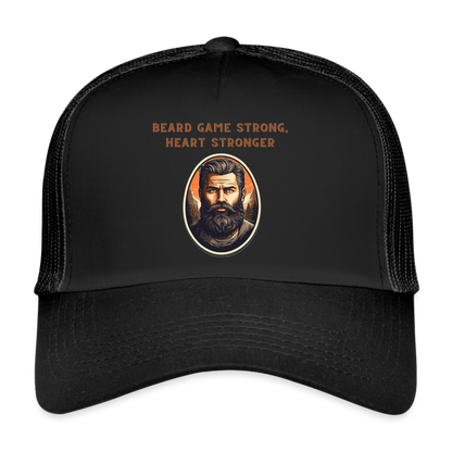 Trucker Cap - Schwarz/Schwarz