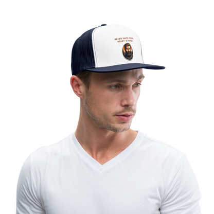 Trucker Cap - Weiß/Navy