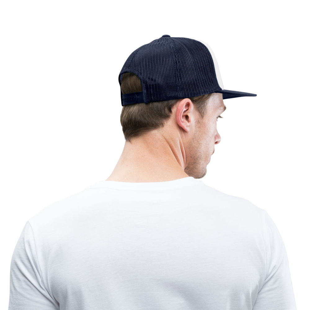 Trucker Cap - Weiß/Navy