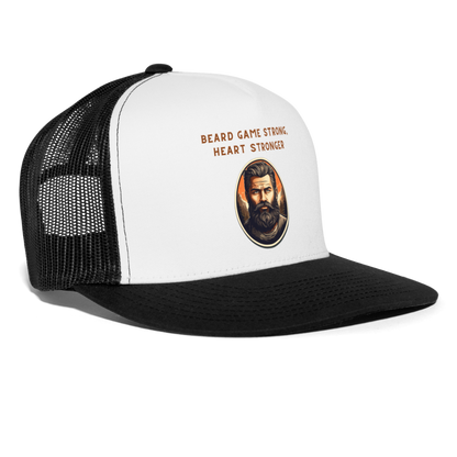 Trucker Cap - Weiß/Schwarz