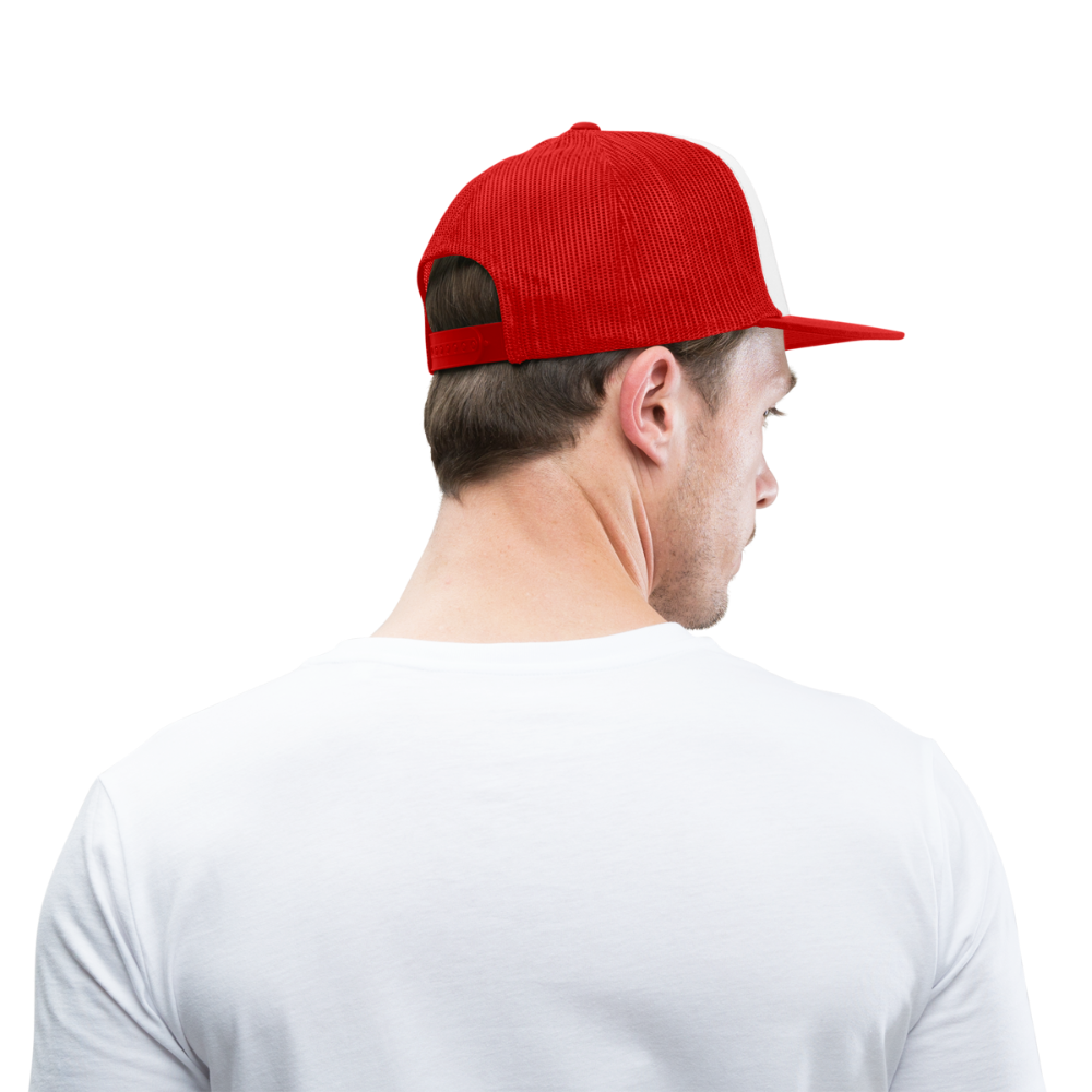 Trucker Cap - Weiß/Rot