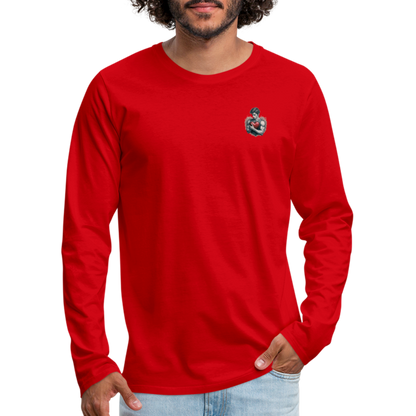 Männer Premium Langarmshirt - Rot